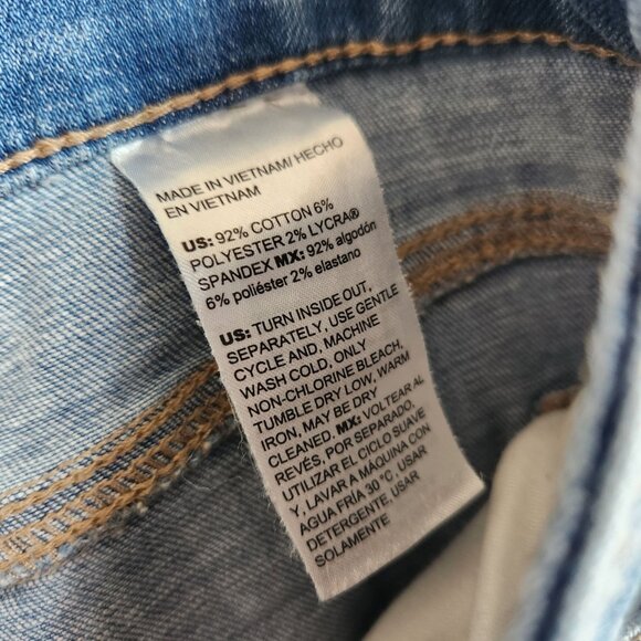 Chicos Jeans Women's Blue 14 R 2.5 So Slimming Girlfriend Slim Leg Ankle Chico's - Picture 10 of 10